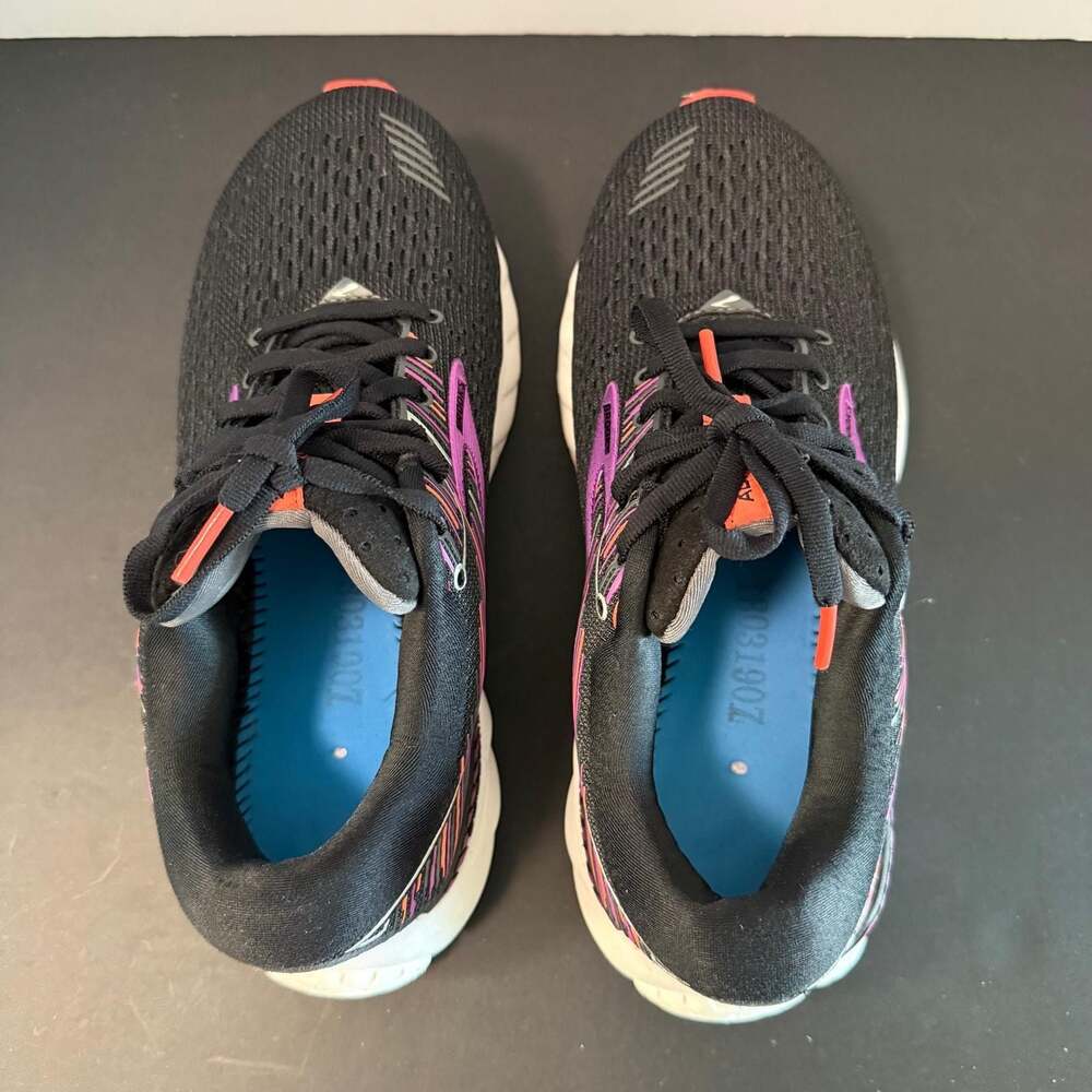 Brooks Adrenaline GTS 19 Women's Running Shoes Black Purple Size 7 - Picture 16 of 16